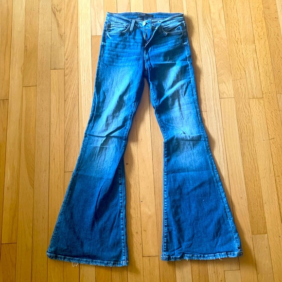 Flying Monkey Flared Blue Jeans - Picture 1 of 7